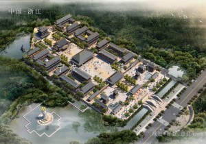 寺院重建规划——浙江台州