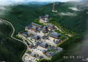 温州龙王寺重建规划设计效果图