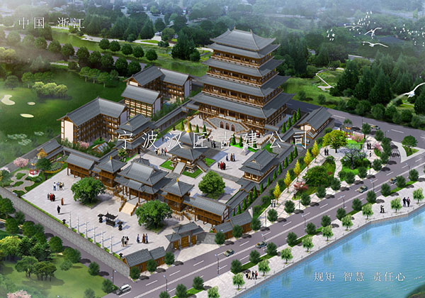 寺庙布局规划设计 专业寺院设计公司全程服务  第6张